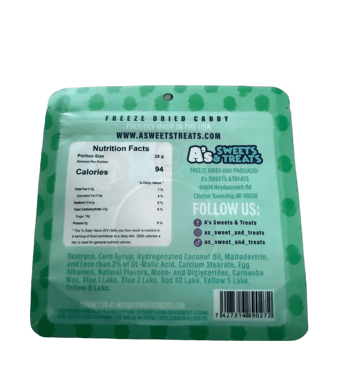 2oz Freeze Dried Candy