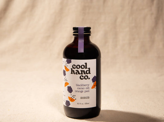 Cool Hand BCO08 Blackberry Cacao Nib Orange Peel Shrub 8oz