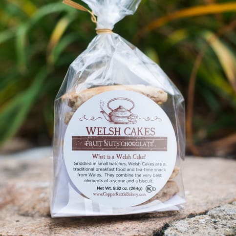 Copper Kettle Bakery Welsh Cakes - Fruit Nuts Chocolate