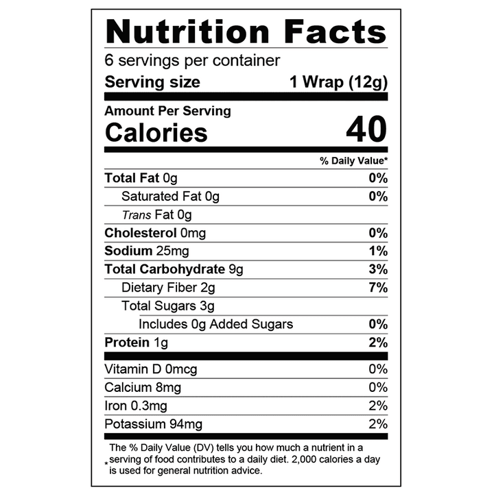 Applewood Smoked Tomato - 6pk Sandwich Wraps GEM-AST-87-6-RS