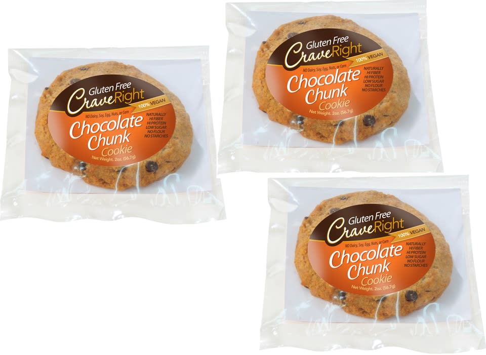 CraveRight Single Jumbo Cookies - Chocolate Chunk