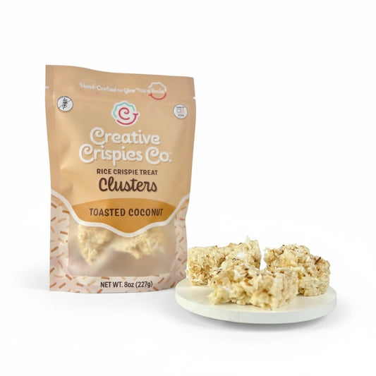 Creative Crispies Co Toasted Coconut Crispie Clusters - 8oz