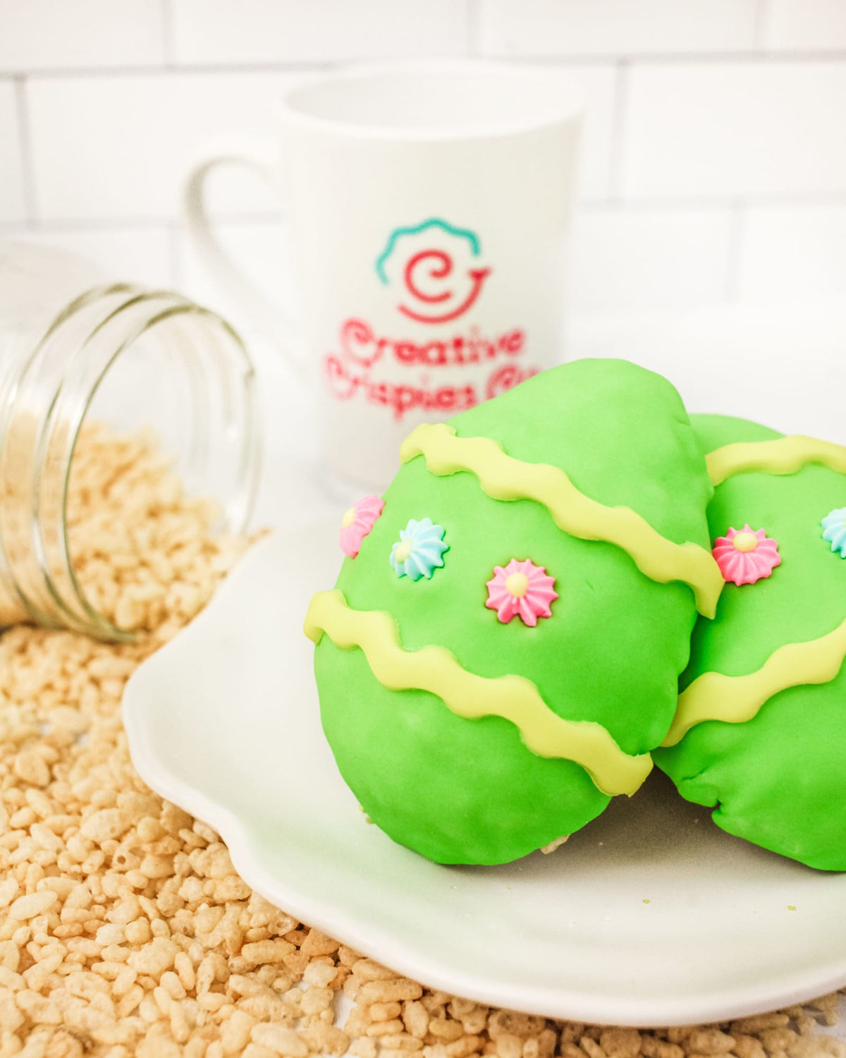 Creative Crispies Co Easter Egg Rice Crispie Treats
