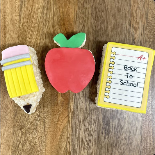 Creative Crispies Co Back To School Assortment Rice Crispie Treats