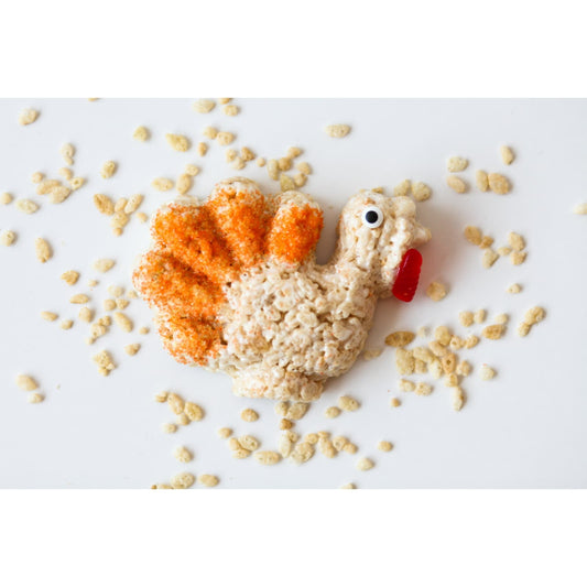 Creative Crispies Co Fall Turkey Rice Crispie Treats