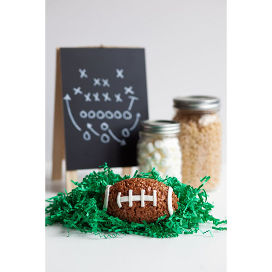Creative Crispies Co Football Rice Crispie Treats