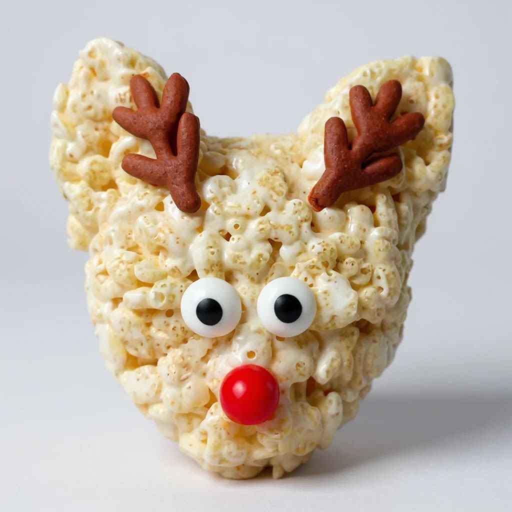 Creative Crispies Co Christmas Rice Crispie Treats - Reindeer