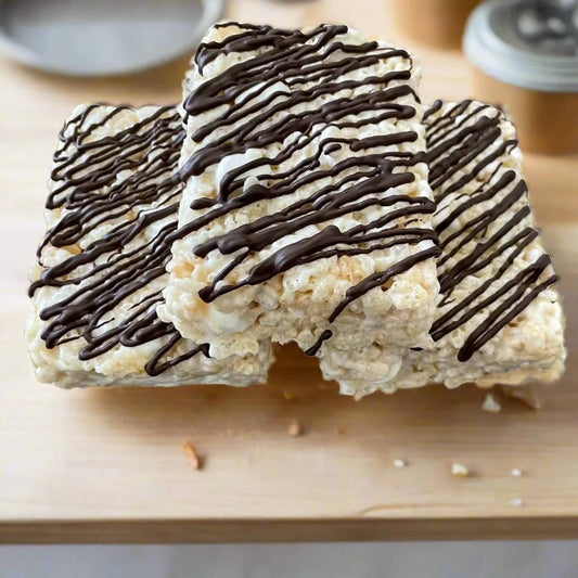 Creative Crispies Co Drizzled Rice Crispie Treats - Dark Chocolate