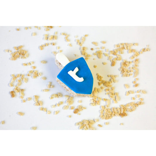 Creative Crispies Co Hanukkah Rice Crispie Treats - Dreidel