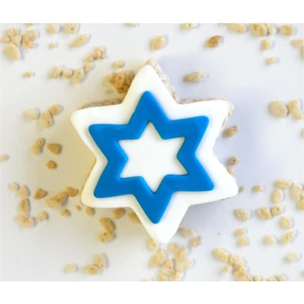 Creative Crispies Co Hanukkah Rice Crispie Treats - Star of David