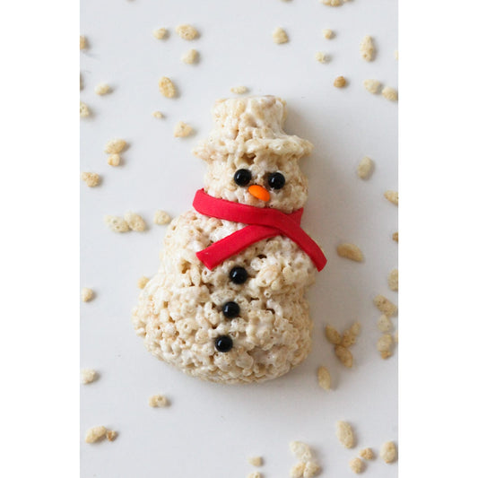 Creative Crispies Co Winter Rice Crispie Treats - Snowman