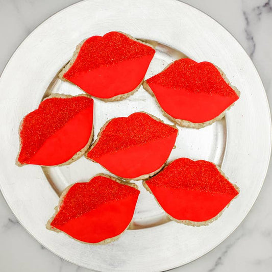 Creative Crispies Co Valentine's Day Lip Rice Crispie Treats
