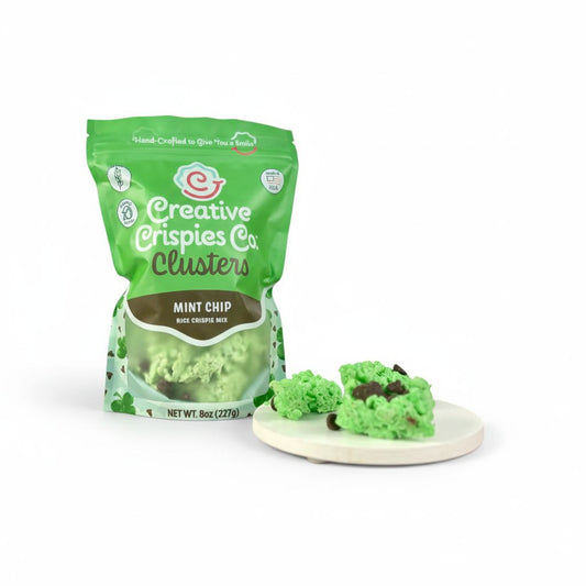Creative Crispies Co Mint Chip Crispie Clusters