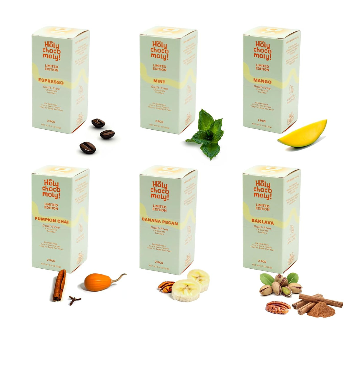 Mini Chocolate Truffle Box Mixed Pack - 2ct Boxes HC-US-MIN-2PA-LTED-CAS