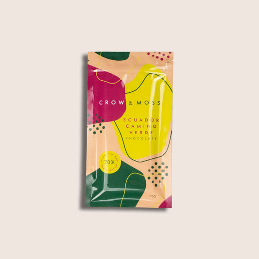 Crow & Moss Chocolate Ecuador Camino Verde 70% Chocolate Bar