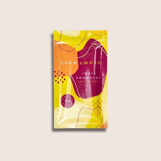Crow & Moss Chocolate India Anamalai 70% Chocolate Bar