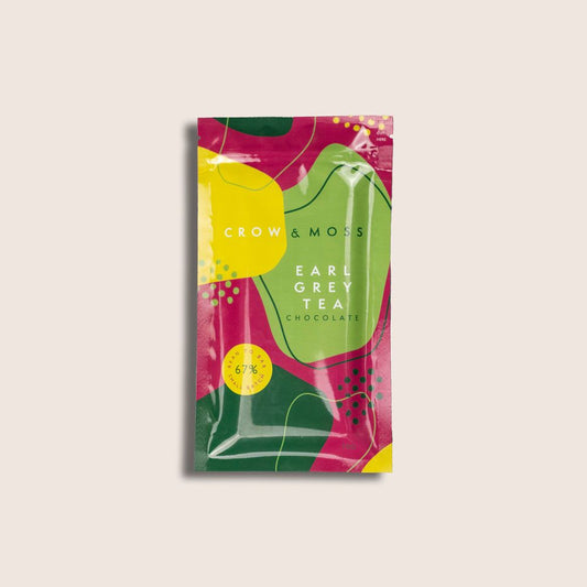 Crow & Moss Chocolate Earl Grey Tea 67% Chocolate Bar