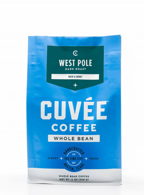 Cuvée Coffee 12oz Whole Bean Coffee Blend - West Pole Dark Roast