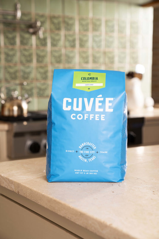 Cuvée Coffee 5lb Whole Bean Coffee Single Origin - Colombia