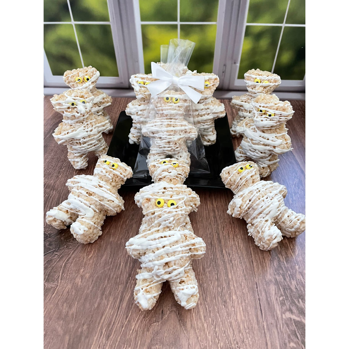 Halloween Mummy Bear Rice Crispie Treats