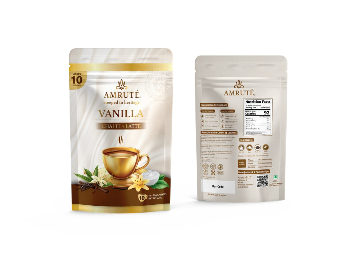 Amruté Chai Tea Latte(10ct Single Serves) Van001