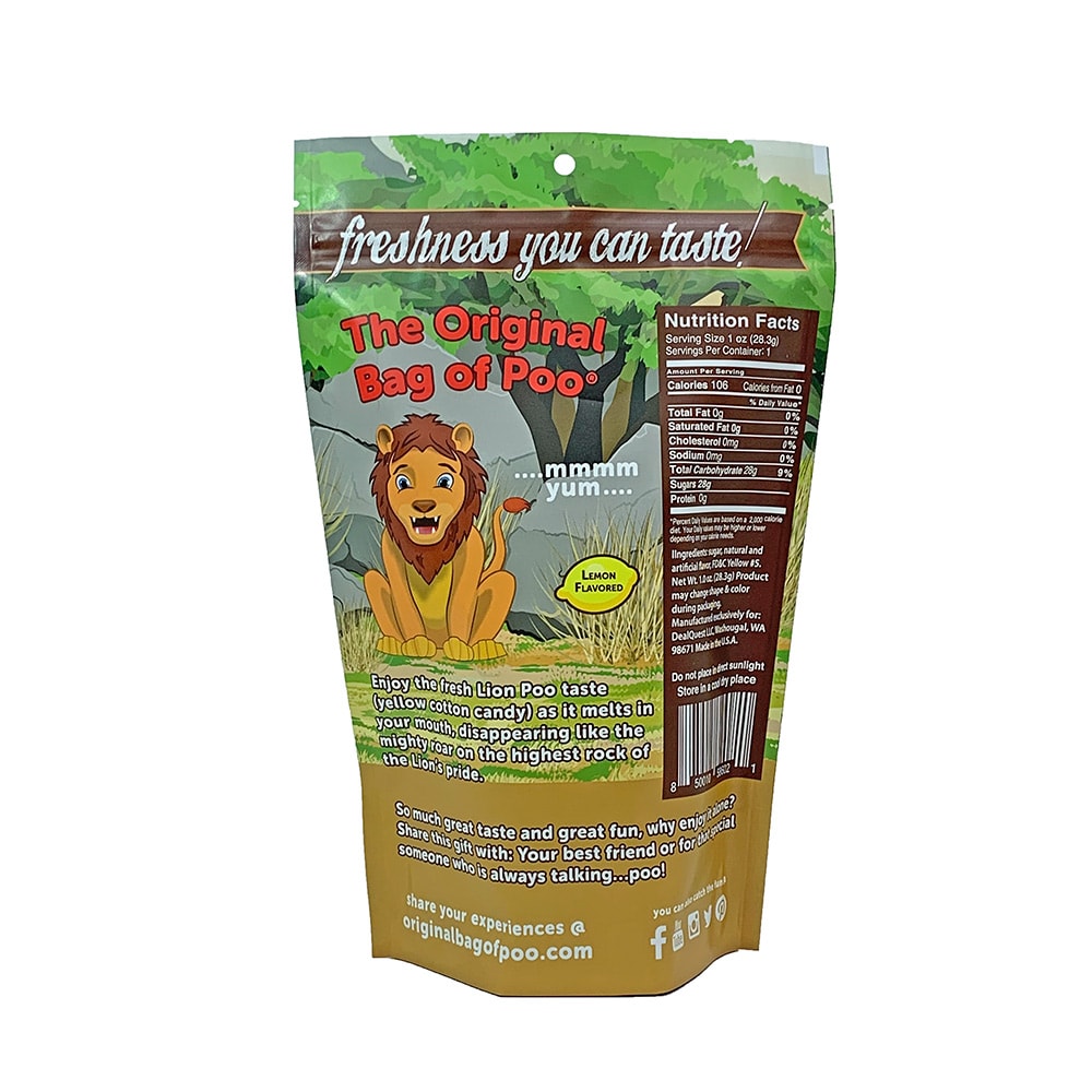 The Original Bag of Poo - Lion Cotton Candy 11001-cs
