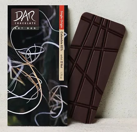 DAR Chocolate Single Origin Bar - Colombia - Dark Chocolate 85%