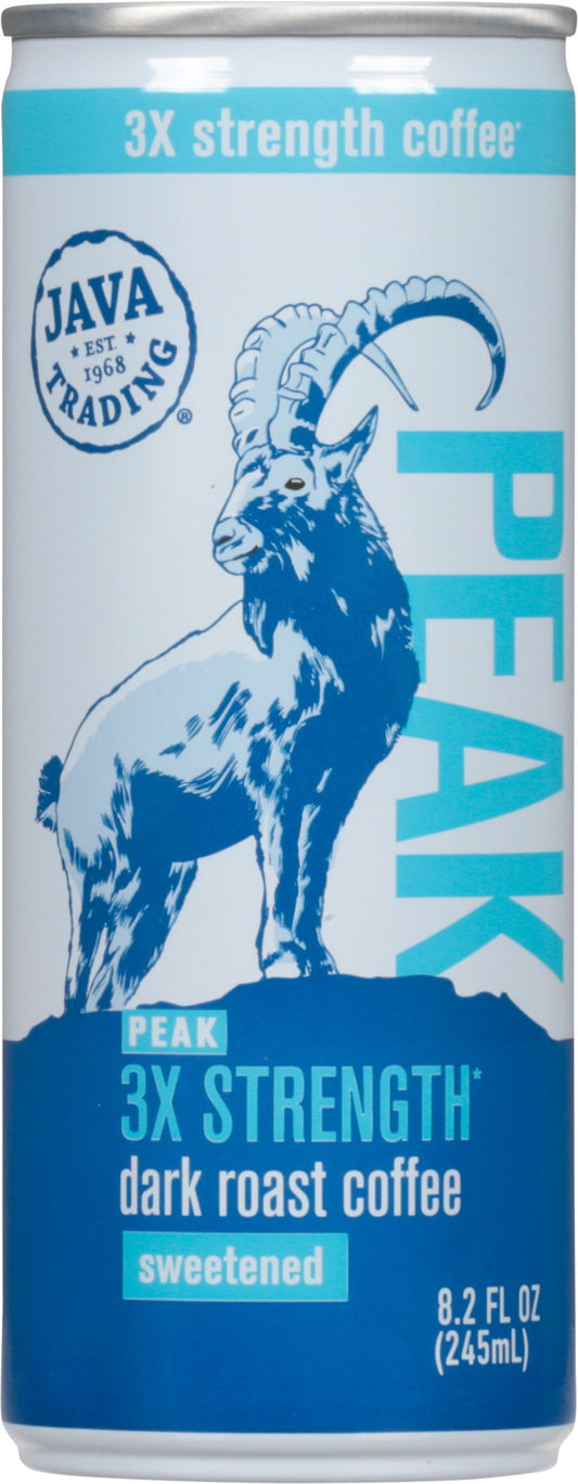 Distant Lands Coffee Java Trading Peak 3X Strength Sweetened Iced Coffee