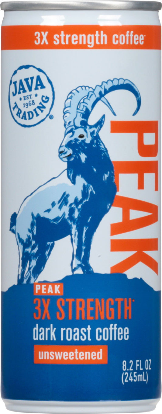 Distant Lands Coffee Java Trading Peak 3X Strength Unsweetened Iced Coffee