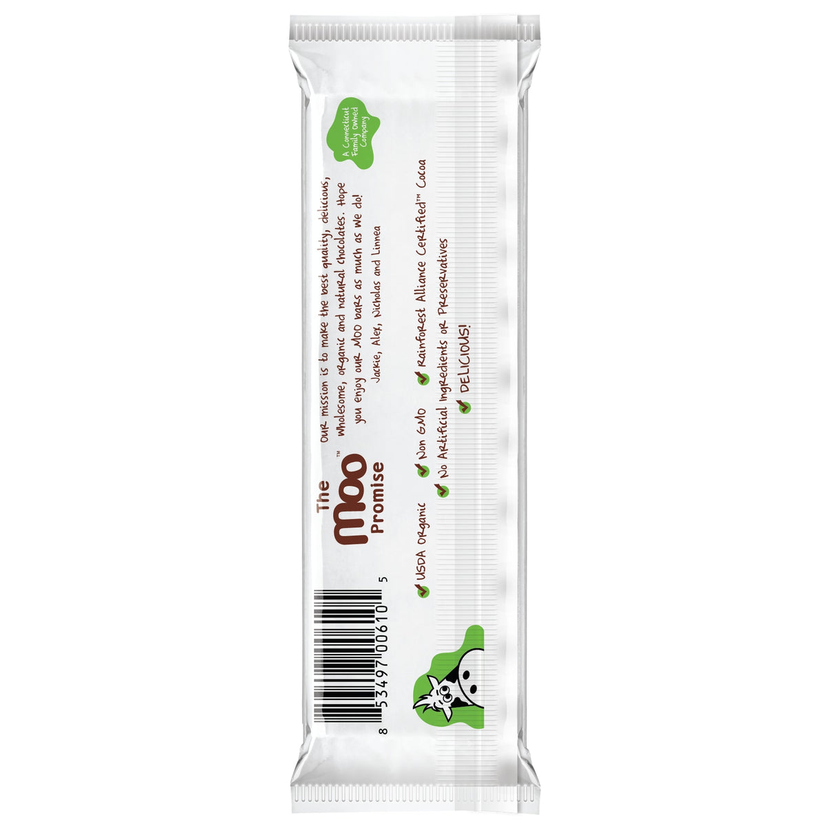 Organic Rice Crisps & Milk Chocolate Large Bar, 1.4 oz 027