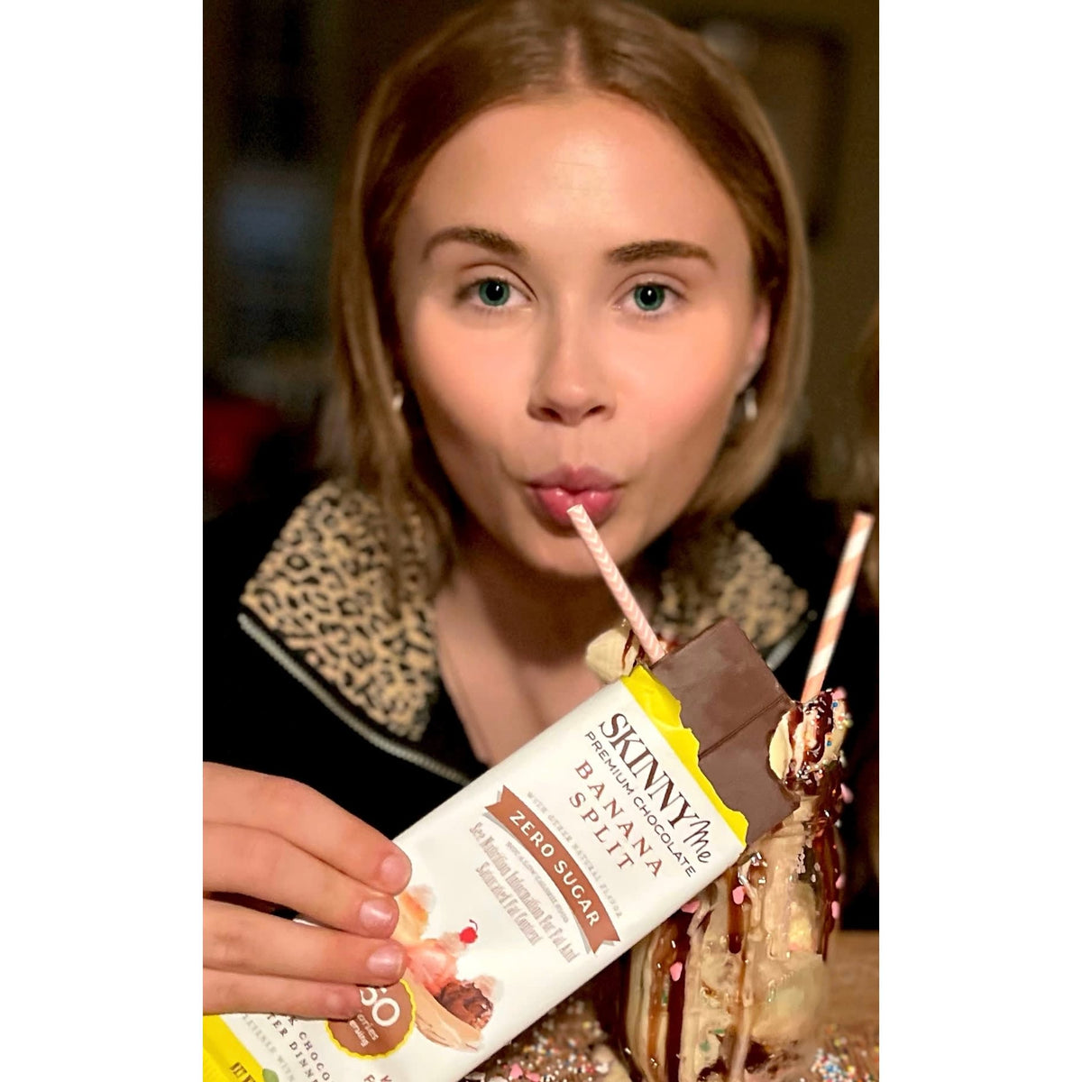 SkinnyMe Banana Split Milk Bar 2-07652