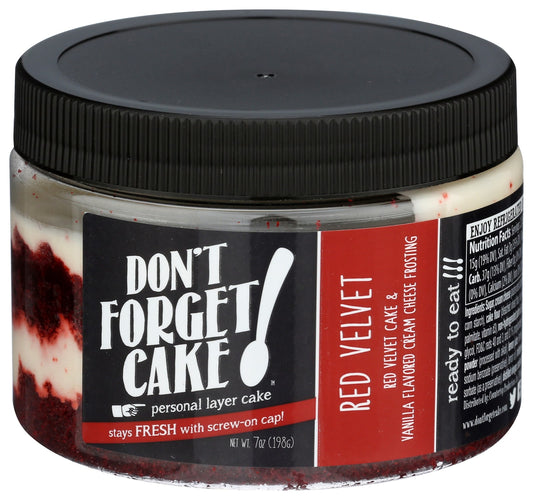 Don't Forget Cake Don't Forget Cake! Multi Serve Cake Jar - Red Velvet