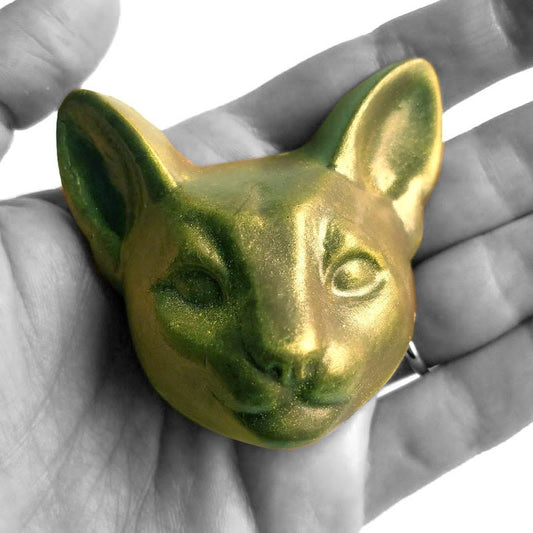 DYR Chocolate by Manya & Roumen Milk Chocolate Cat with Crushed Salted Almonds