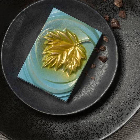 DYR Chocolate by Manya & Roumen Make-A-Wish Leaf Dark Chocolate Luxury Gift Bar