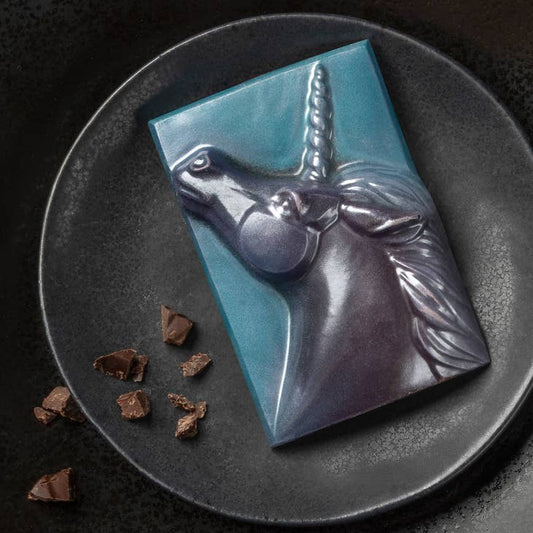 DYR Chocolate by Manya & Roumen Magical Unicorn Dark Chocolate Luxury Gift Bar