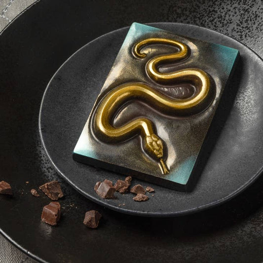 DYR Chocolate by Manya & Roumen Positive Energy Snake Dark Chocolate Luxury Gift Bar