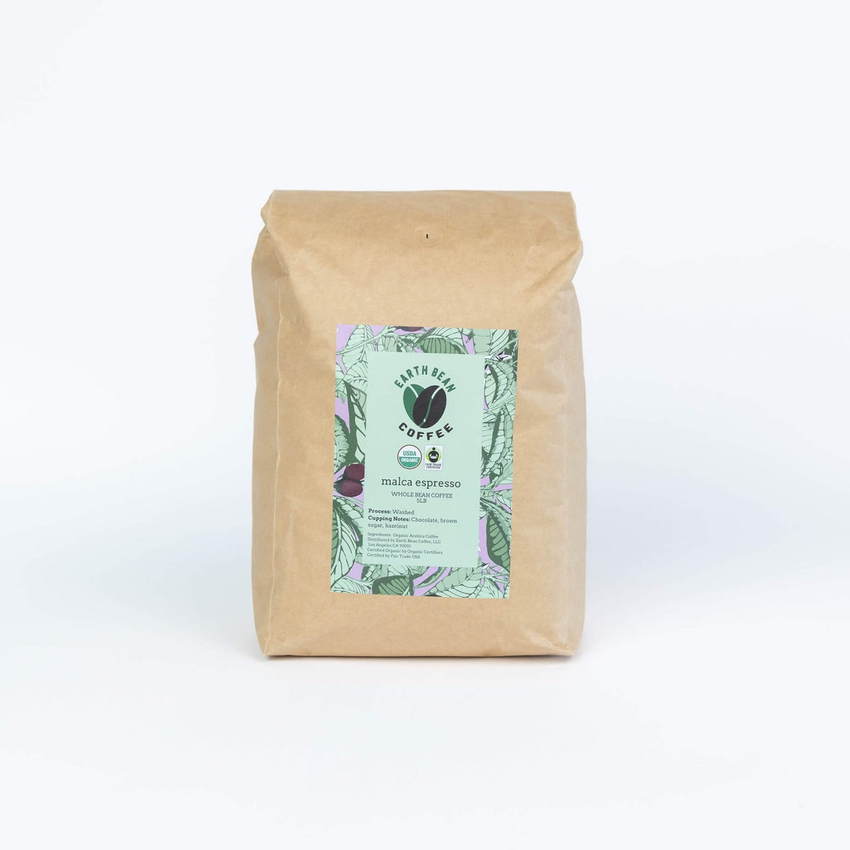 Earth Bean Coffee Malca Espresso - 5lb