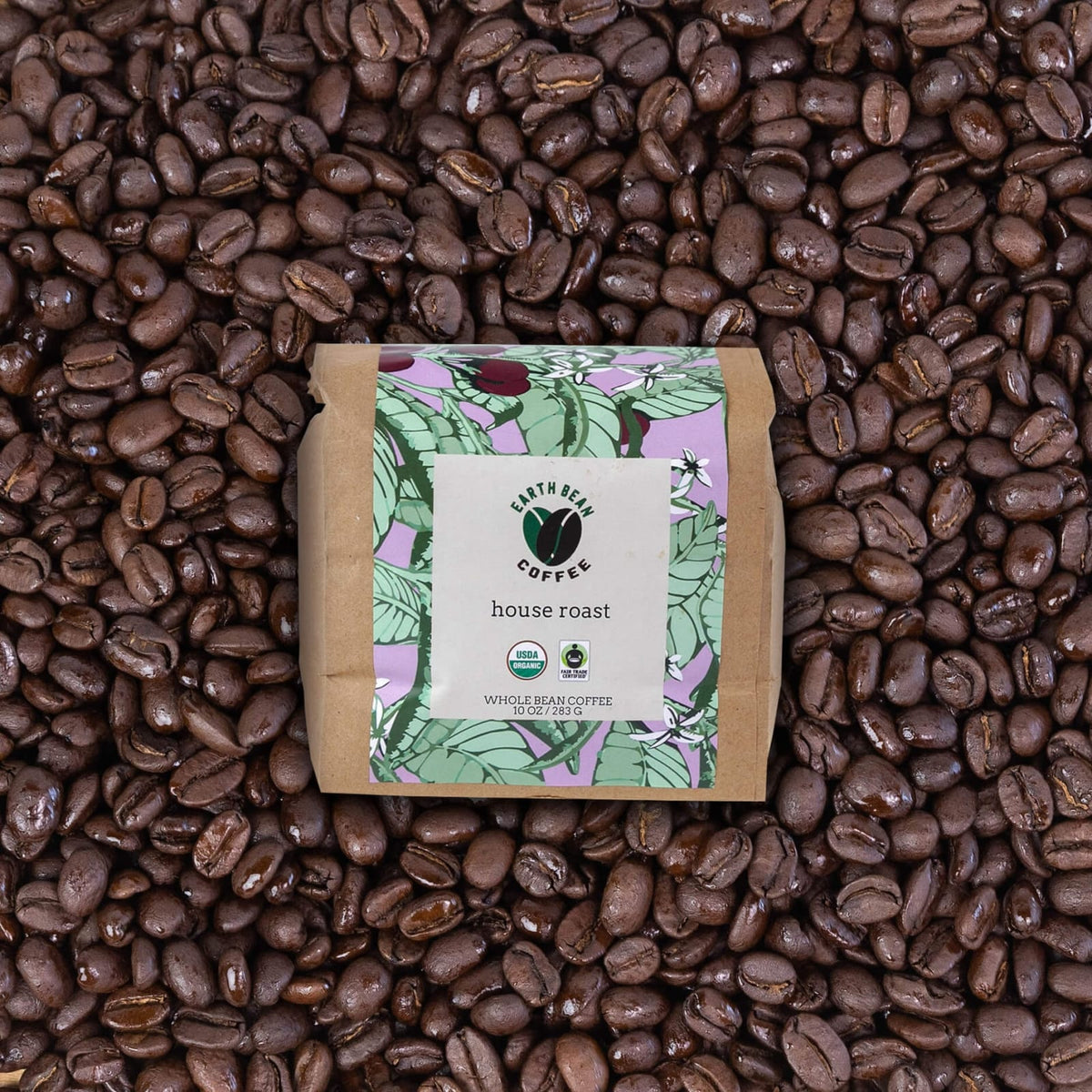 Earth Bean Coffee House Roast - 10oz Retail