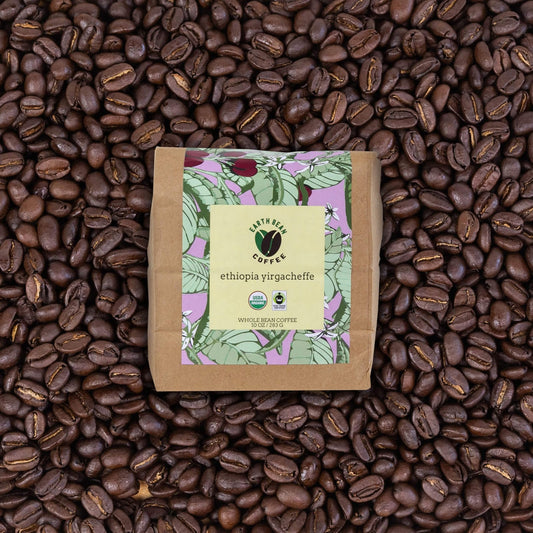 Earth Bean Coffee Ethiopia Yirgacheffe - 10oz Retail