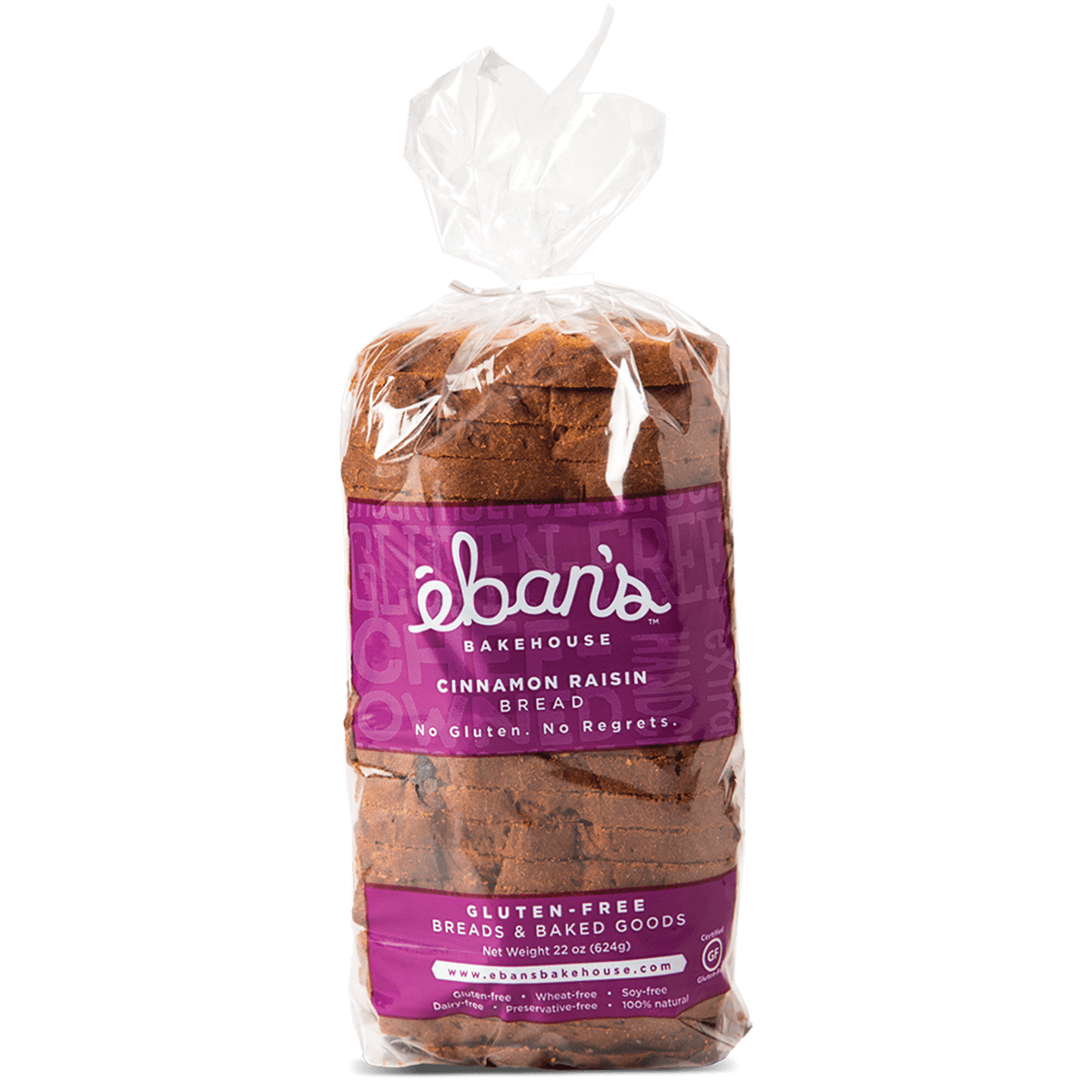 Eban's Bakehouse Gluten Free Cinnamon Raisin Bread
