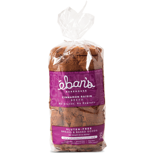 Eban's Bakehouse Gluten Free Cinnamon Raisin Bread