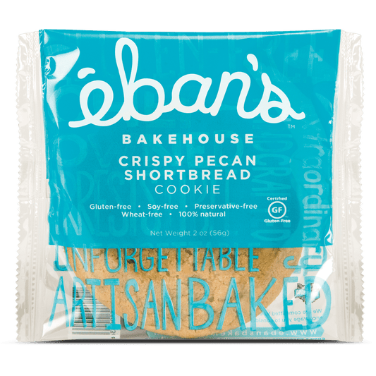 Eban's Bakehouse Gluten Free Crispy Pecan Shortbread Cookies