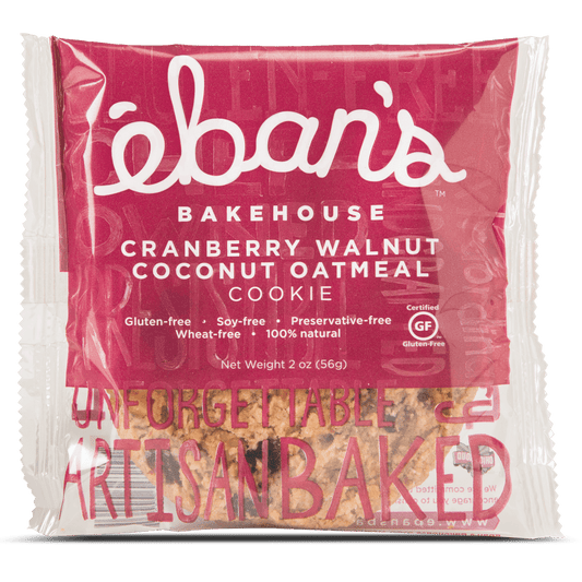 Eban's Bakehouse Gluten Free Cranberry Walnut Coconut Oatmeal Cookies