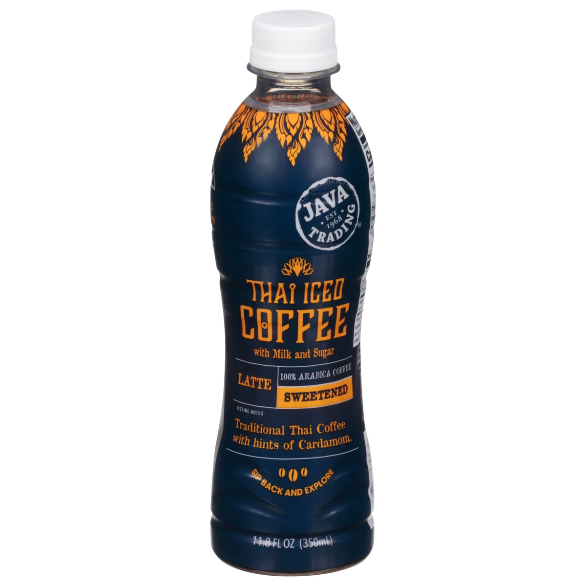 Java Trading Thai Latte Iced Coffee - Sweetened 424301212835
