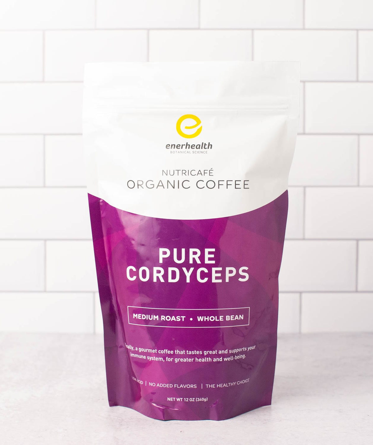 Enerhealth Botanicals Organic Coffee & Cocoa - 12oz, Nutricafé Organic Cordyceps Coffee, Cas