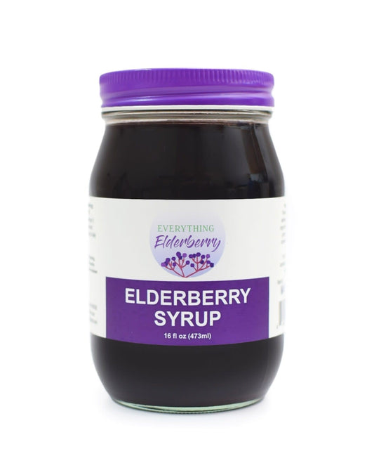 Everything Elderberry Elderberry Syrup - 16oz, Elderberry