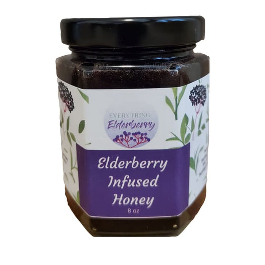 Everything Elderberry Elderberry Infused Honey - 9oz