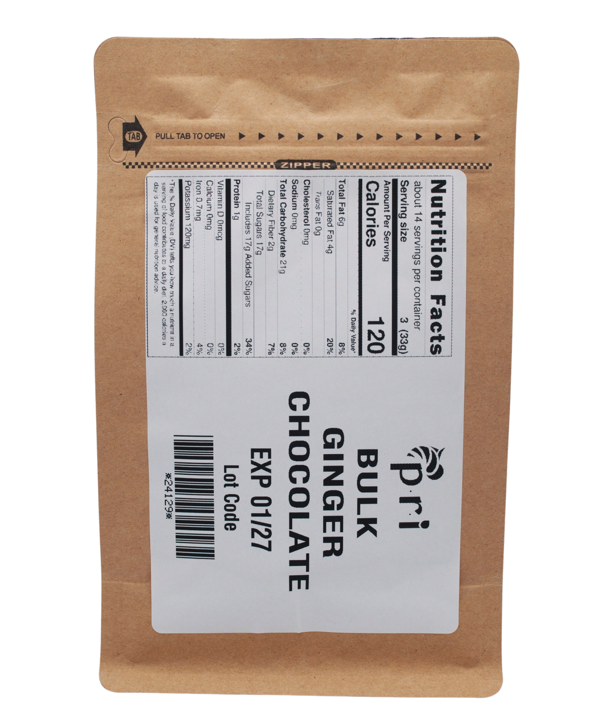 Manuka Honey filled Chocolates, Ginger - 1 lb (40 pieces per pound) 84009