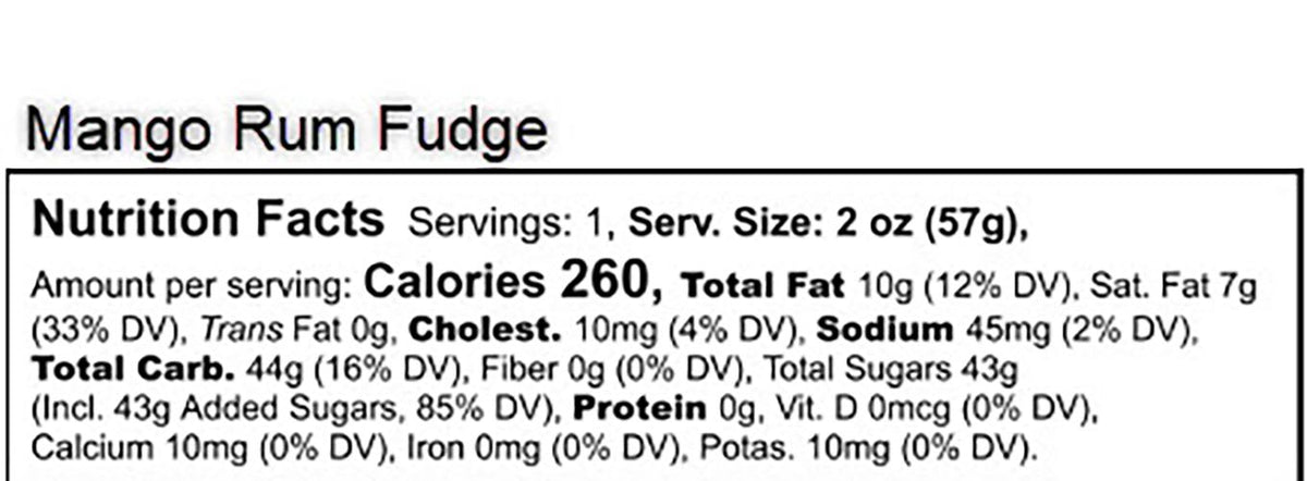 Spirit Legends - 2oz Fudge Display SL2ZFWMANGO