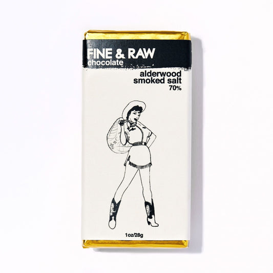 Fine & Raw Chocolate Brooklyn Bonnie Collection - 1oz, Alderwood Smoked Salt
